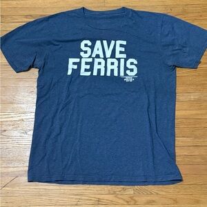 Save Ferris Blue Graphic T-Shirt